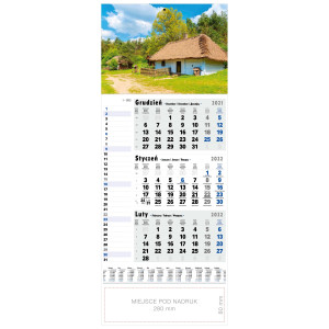kalendarz jednodzielny - SIELSKA CHATA